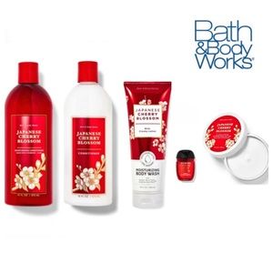 NEW Bath & Body Works Japanese Cherry Blossom Set + Free Gift!